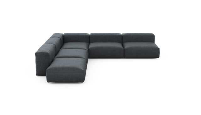 Preset five module corner sofa - pique - dark grey - 325cm x 325cm