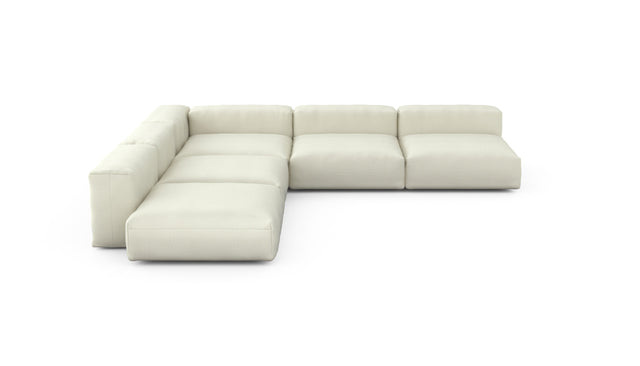 Preset five module corner sofa - pique - creme - 346cm x 346cm