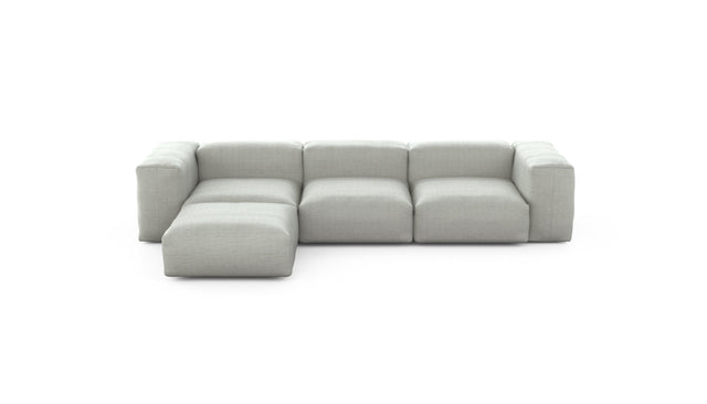 Preset four module chaise sofa - pique - light grey - 314cm x 199cm