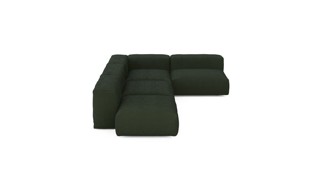 Preset four module corner sofa - loop loop - mousse - 220cm x 346cm