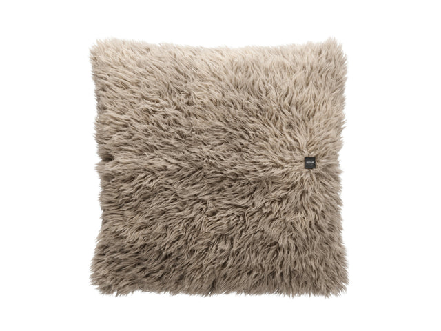 jumbo pillow - flokati - beige