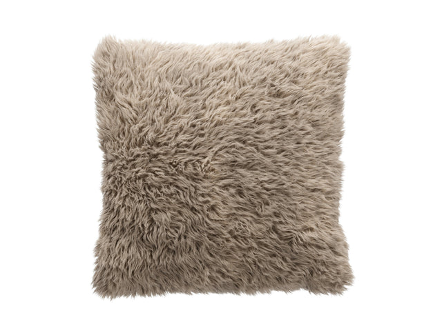 jumbo pillow - flokati - beige