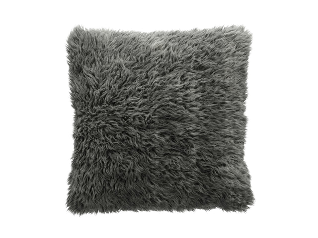 jumbo pillow - flokati - grey