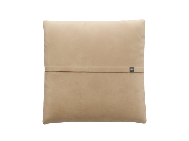 jumbo pillow - leather - beige