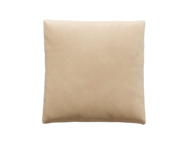 jumbo pillow - leather - beige - 100cm x 100cm