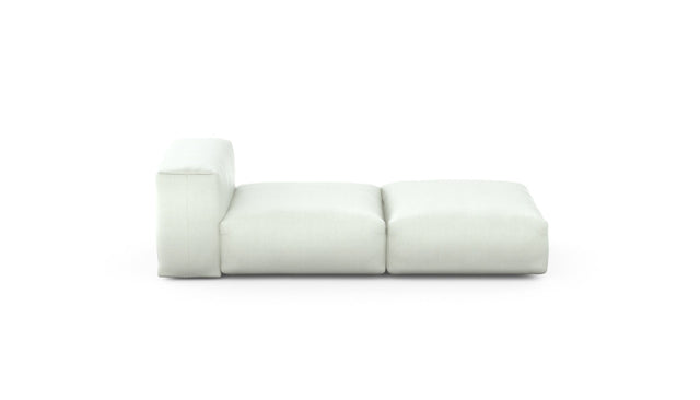 Preset lounger - herringbone - creme - 199cm x 84cm