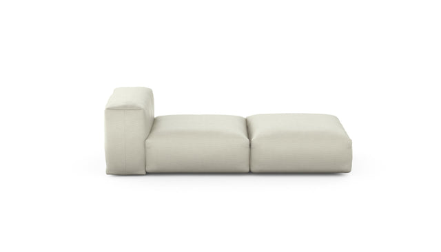 Preset lounger - pique - beige - 199cm x 84cm