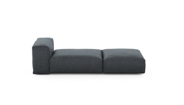 Preset lounger - pique - dark grey - 220cm x 84cm