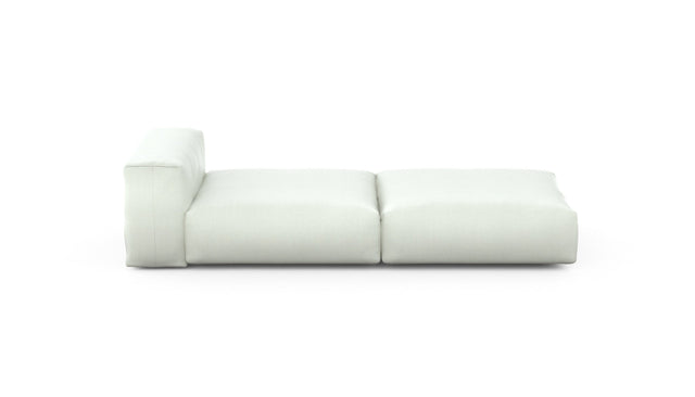 Preset lounger - herringbone - creme - 241cm x 105cm