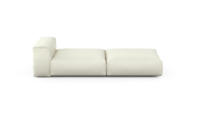 Preset lounger - pique - creme - 241cm x 105cm