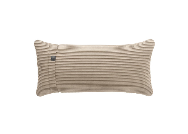 pillow - cord velour - sand - 60cm x 30cm