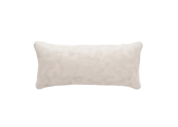 pillow - faux - fur - beige