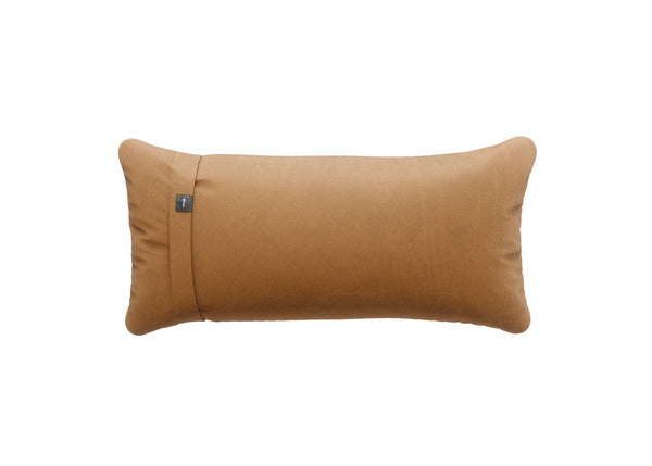 pillow - leather - brown