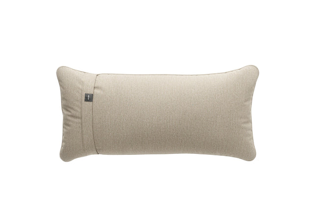 pillow - linen - platinum - 60cm x 30cm