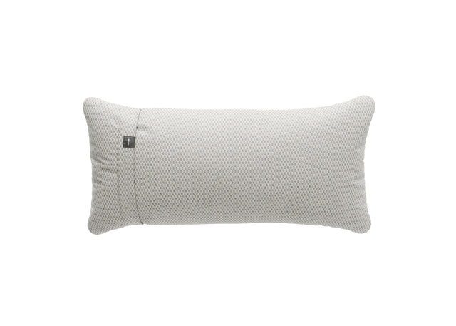 pillow - pique - light grey - 60cm x 30cm