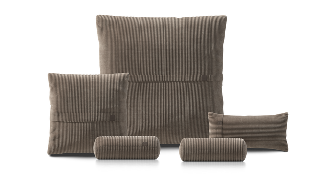 Pillow Set 4 - Cord Velour - Mocha