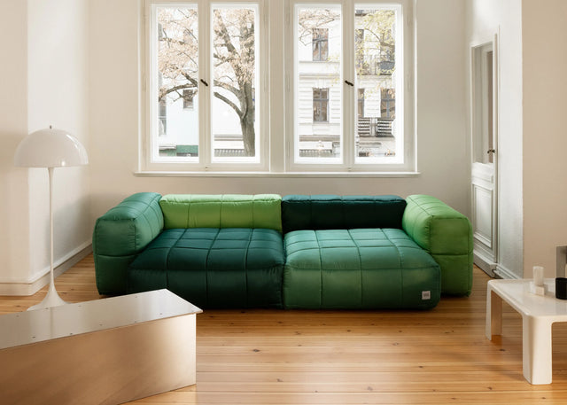 two module sofa - aspesi - moss - 272cm x 136cm