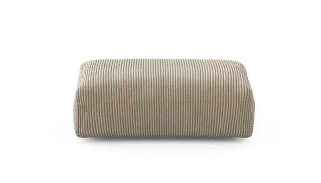 Preset sofa seat - 105 x 63 - cord velour - sand