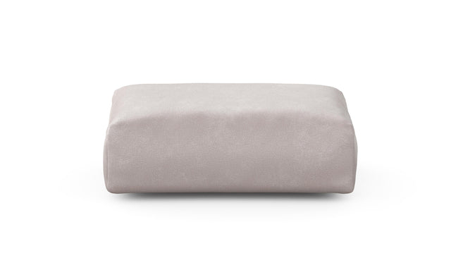 Preset sofa seat - 105 x 63 - velvet - light grey