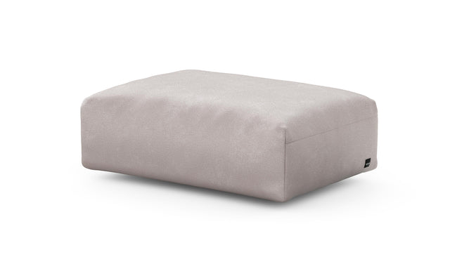 Preset sofa seat - 105 x 63 - velvet - light grey