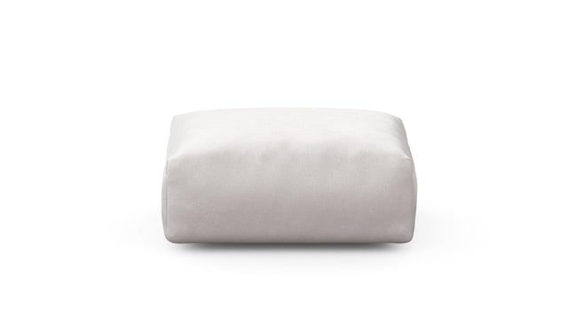 Preset sofa seat - 84 x 63 - velvet - creme