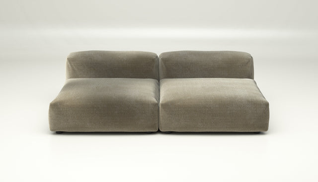 vetsak | Sofa Set 01 Large - cord velour - khaki | Modulares Sofa | 3.5 Sitzer