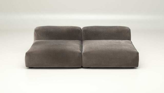 vetsak | Sofa Set 01 Large - cord velour - mocha | Modulares Sofa | 3.5 Sitzer
