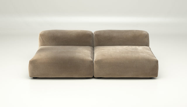 vetsak | Sofa Set 01 Large - cord velour - sand | Modulares Sofa | 3.5 Sitzer
