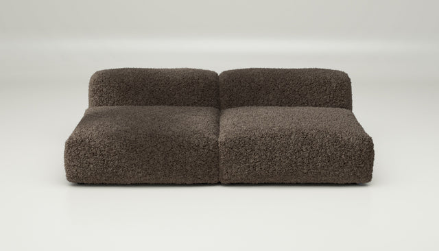 vetsak | Sofa Set 01 Large - doodle - cacao | Modulares Sofa | 3.5 Sitzer