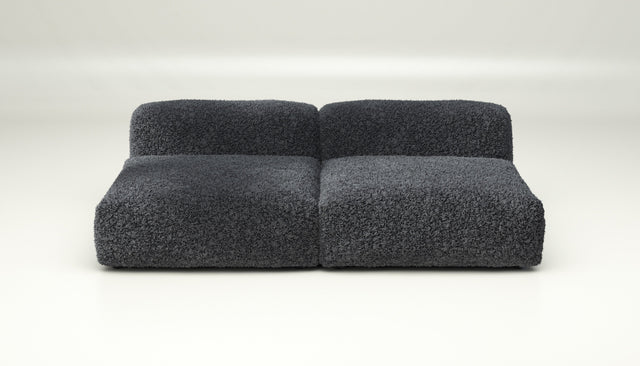 vetsak | Sofa Set 01 Large - doodle - dark grey | Modulares Sofa | 3.5 Sitzer