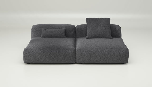 vetsak | Sofa Set 01 Large - loop loop - anthracite | Modulares Sofa | 3.5 Sitzer