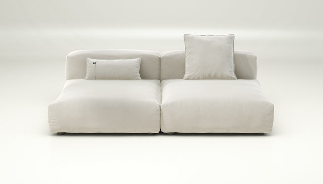vetsak | Sofa Set 01 Large - suave - pearl | Modulares Sofa | 3.5 Sitzer