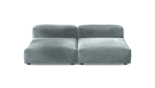 vetsak | Sofa Set 01 Large - Cord Velour - Mint | Modulares Sofa | 3.5 Sitzer