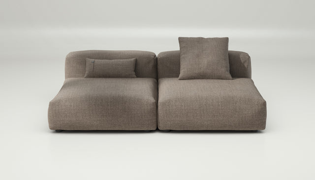 vetsak | Sofa Set 01 Large - Pique - Stone | Modular Sofa | 3.5 Seater