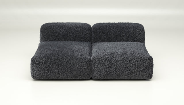 vetsak | Sofa Set 01 Medium - doodle - dark grey | Modulares Sofa | 2.5 Sitzer