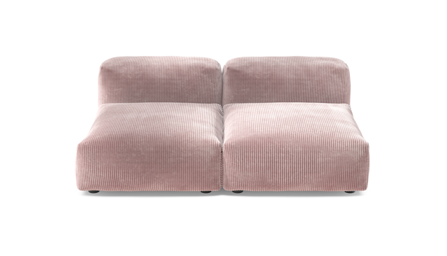 vetsak | Sofa Set 01 Medium - Cord Velour - Blossom | Modulares Sofa | 2.5 Sitzer