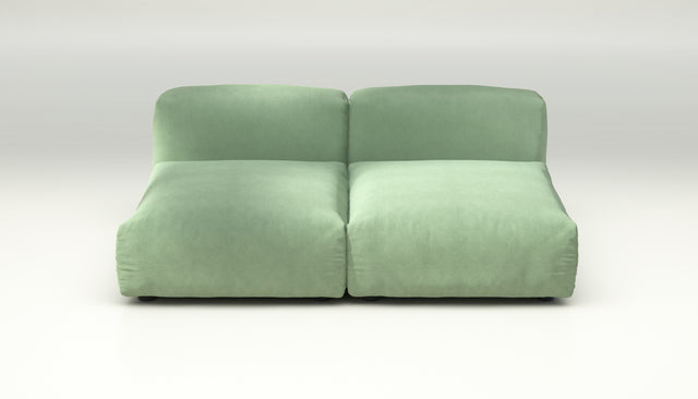 vetsak | Sofa Set 01 Medium - velvet - mint | Modular Sofa | 2.5 Seater