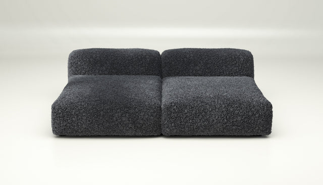vetsak | Sofa Set 01 XLarge - doodle - dark grey | Modulares Sofa | 3.5 Sitzer