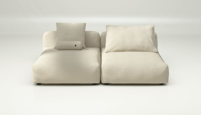 vetsak | Sofa Set 01 XLarge - loop loop - duna | Modulares Sofa | 3.5 Sitzer