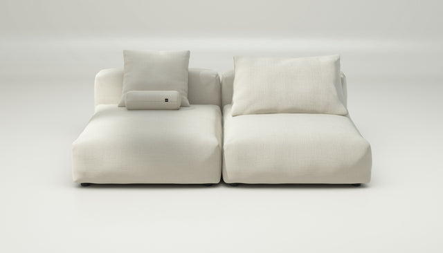 vetsak | Sofa Set 01 XLarge - pique - creme | Modulares Sofa | 3.5 Sitzer