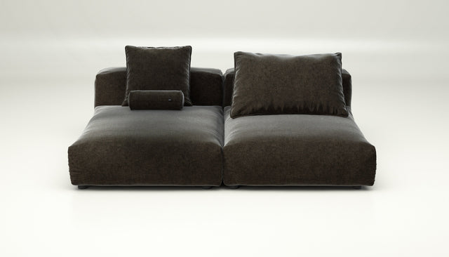 vetsak | Sofa Set 01 XLarge - suave - anthracite | Modulares Sofa | 3.5 Sitzer