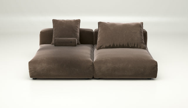 vetsak | Sofa Set 01 XLarge - suave - espresso | Modulares Sofa | 3.5 Sitzer