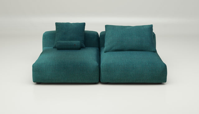 vetsak | Sofa Set 01 XLarge - pique - cedar | Modulares Sofa | 3.5 Sitzer