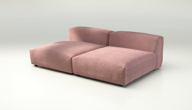 vetsak | Sofa Set 01 XLarge - velvet - violet | Modular Sofa | 3.5 Seater
