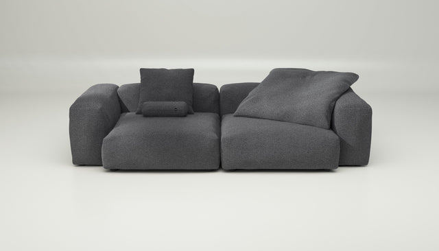 vetsak | Sofa Set 02 Large - loop loop - anthracite | Modulares Sofa | 3.5 Sitzer | Big Sofa