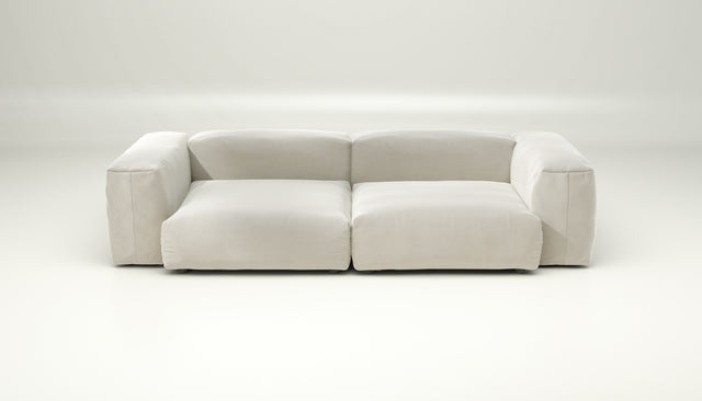 vetsak | Sofa Set 02 Large - suave - pearl | Modulares Sofa | 3.5 Sitzer | Big Sofa