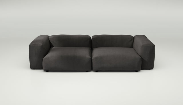 vetsak | Sofa Set 02 Large - Herringbone - Dark Grey | Modular Sofa | 3.5 Seater | Big Sofa
