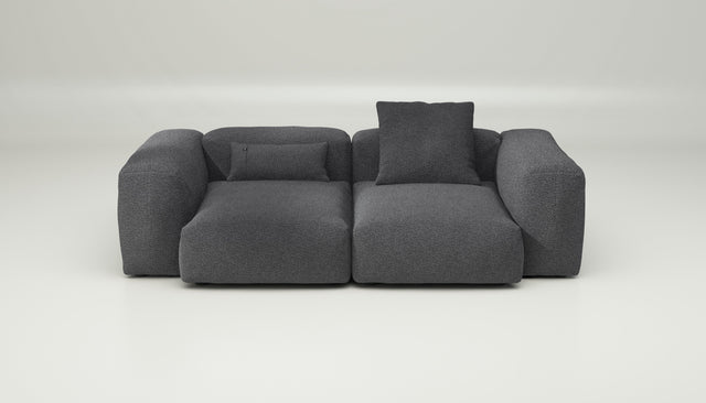 vetsak | Sofa Set 02 Medium - loop loop - anthracite | Modulares Sofa | 2.5 Sitzer | Big Sofa