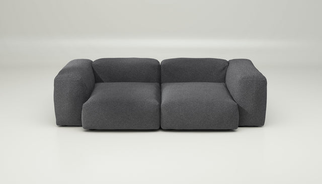 vetsak | Sofa Set 02 Medium - loop loop - anthracite | Modulares Sofa | 2.5 Sitzer | Big Sofa