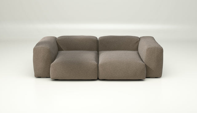 vetsak | Sofa Set 02 Medium - loop loop - taupe | Modulares Sofa | 2.5 Sitzer | Big Sofa